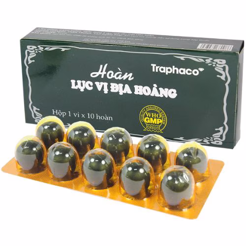 Hoàn Lục Vị Địa Hoàng Traphaco (H/10v)