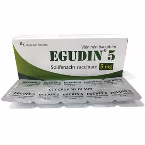 Egudin 5mg (Solifenacin Succinat) Medisun (H/30v)