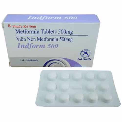 Indform 500mg (Metformin) Ind Swift (H/28v)