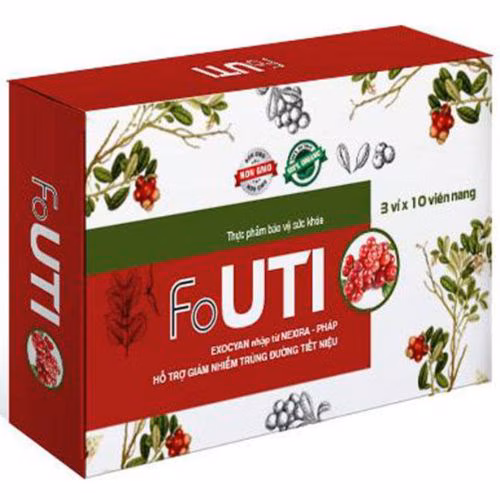 Fouti Viên Uống Hỗ Trợ Giảm Triệu Chứng Đường Tiết Niệu Fobelife (H/30v)