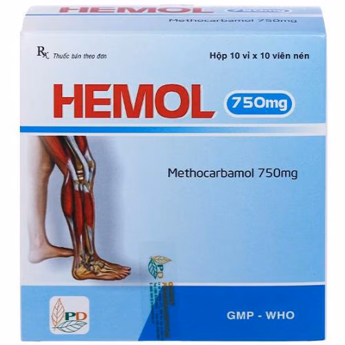 Hemol 750mg (Methocarbamol) Phương Đông (H/100v)