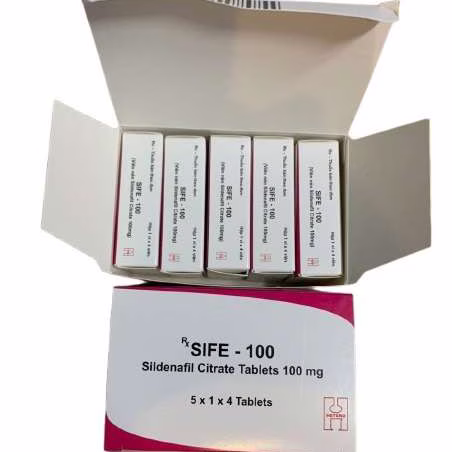 Sife 100 (Sildenafil) Hetero (Hộp lớn /5h x 4v) 
