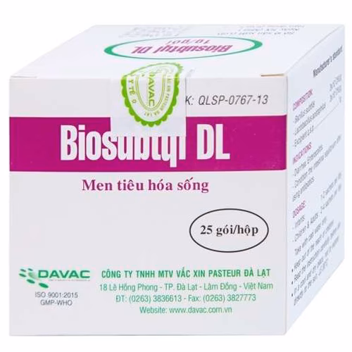 Biosubtyl DL Davac (H/25 gói)