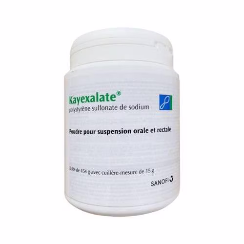 Kayexalate (Natri polystyrene sulfonate 15g) Sanofi (H/ Lọ)
