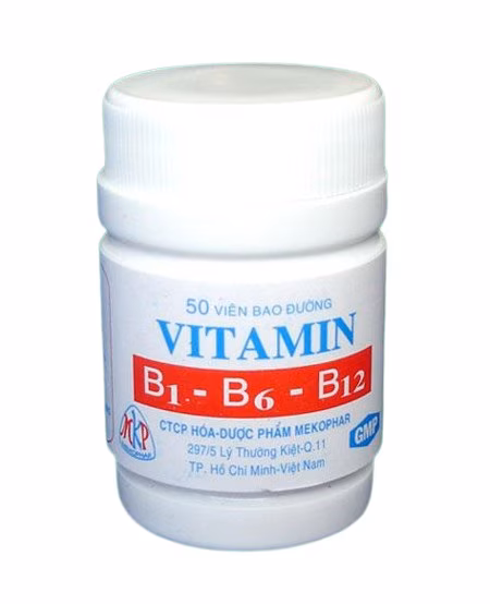 Vitamin B1 - B6 - B12 Mekophar (C/50v)
