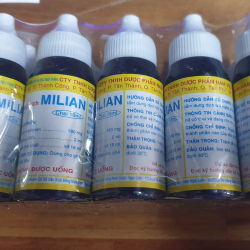 Dung Dich Xanh Methylen 1% Nam Việt (Lốc/10 chai/20ml)
