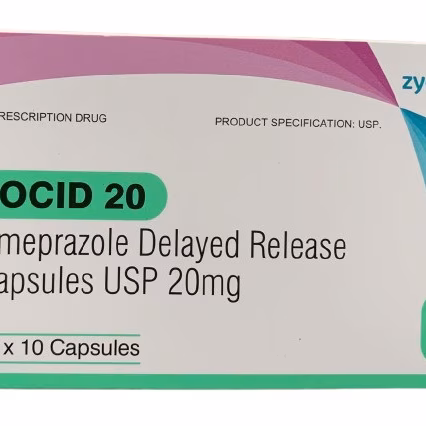 Ocid 20mg (Omeprazole) Zydus (H/100v)